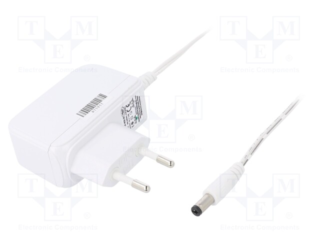 Power supply: switched-mode; 5VDC; 2A; Out: 5,5/2,1; 10W; Plug: EU