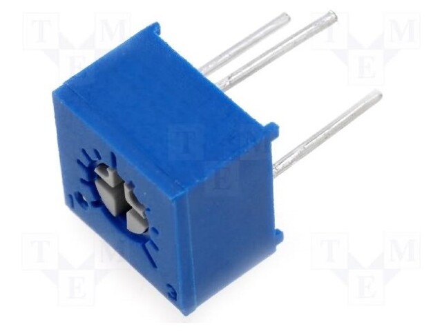 Potentiometer: mounting; single turn,horizontal; 50kΩ; 500mW