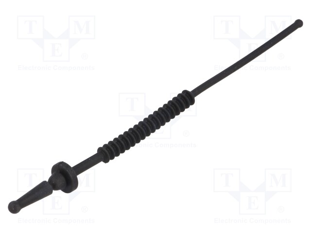 Fastener for fans and protections; Ømount.hole: 4.5mm; black