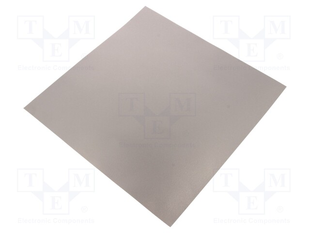 Shielding mat; 240x240x0.05mm; Permeability: 150; self-adhesive