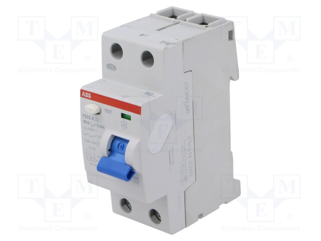 RCD breaker; Inom: 100A; Ires: 30mA; Max surge current: 5000A; 400V