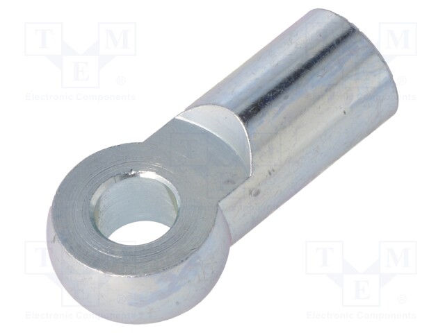 Joint piece; 12mm; Thread: M12; Mat: steel; Pitch: 1,75