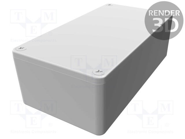 Enclosure: multipurpose; X: 66mm; Y: 121mm; Z: 40mm; 1590W; aluminium