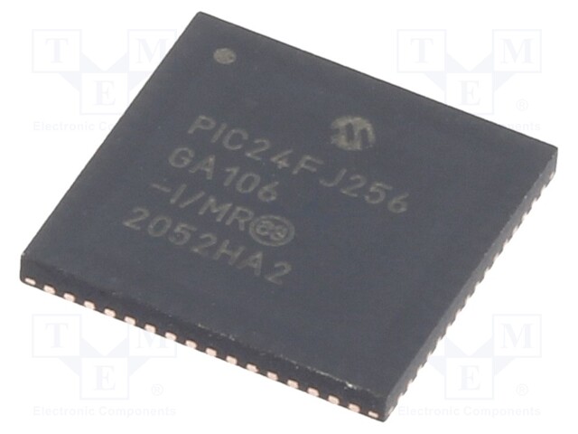 PIC microcontroller; Memory: 256kB; SRAM: 16kB; 32MHz; SMD; QFN64