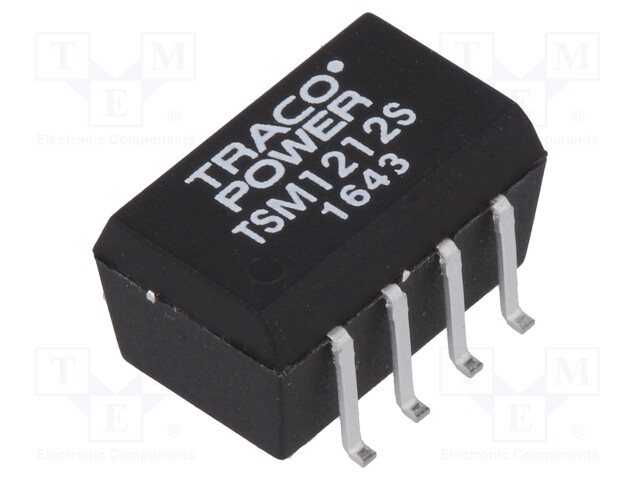 Converter: DC/DC; 1W; Uin: 10.8÷13.2V; Uout: 12VDC; Iout: 80mA; SMD