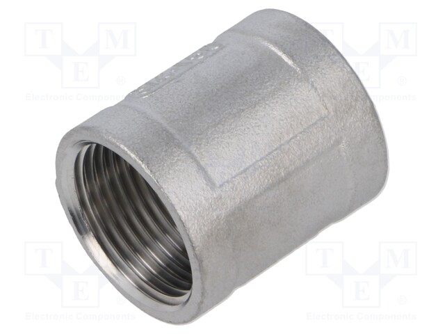 Muff; threaded,straight; max.10bar; 35mm; Thread: G 3/4" internal