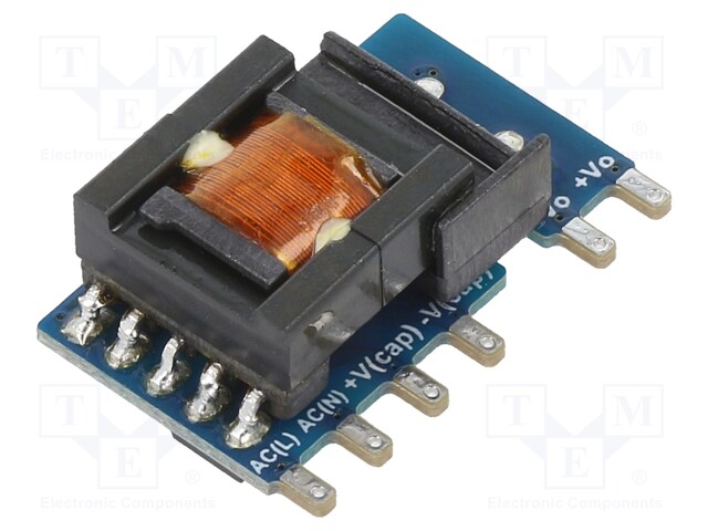 Converter: AC/DC; 5W; 85÷305VAC; Usup: 70÷430VDC; Uout: 9VDC; 77%