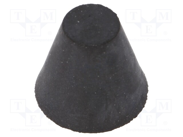 Vibroisolation foot; Ø: 38mm; Shore hardness: 40±5; 604N; 69N/mm