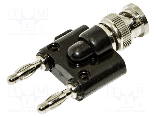 4mm banana; banana 4mm socket x2,BNC plug; 500V; double