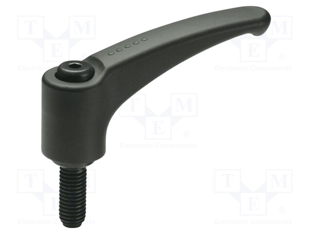 Lever; adjustable; Thread len: 25mm; Lever length: 63mm