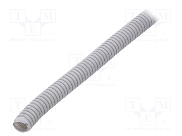 Protective tube; ØBraid : 16mm; grey; L: 25m; -5÷60°C; Øint: 11mm