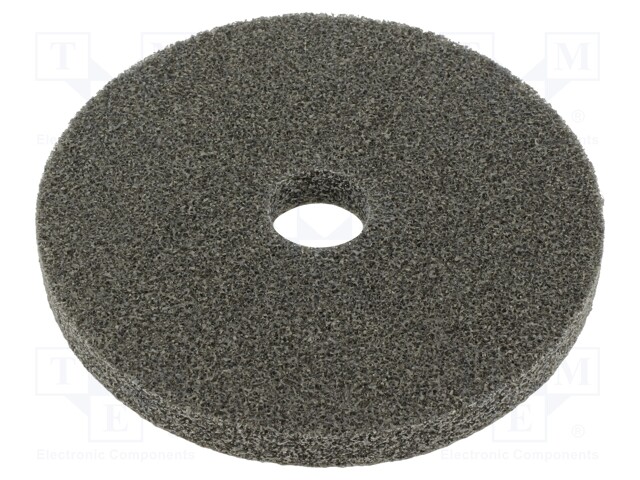 Wheel; fleece; Dim: Ø125x12mm; Mount.hole diam: 22mm