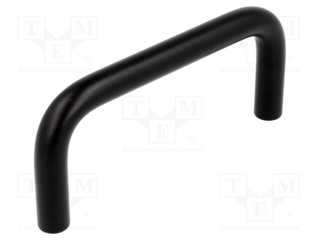 Handle; Mat: aluminium; black; H: 50mm; L: 100mm; W: 11mm