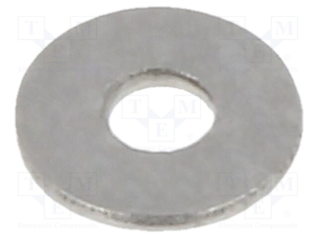 Washer; round; M1; D=3.2mm; h=0.3mm; A2 stainless steel; DIN: 125A