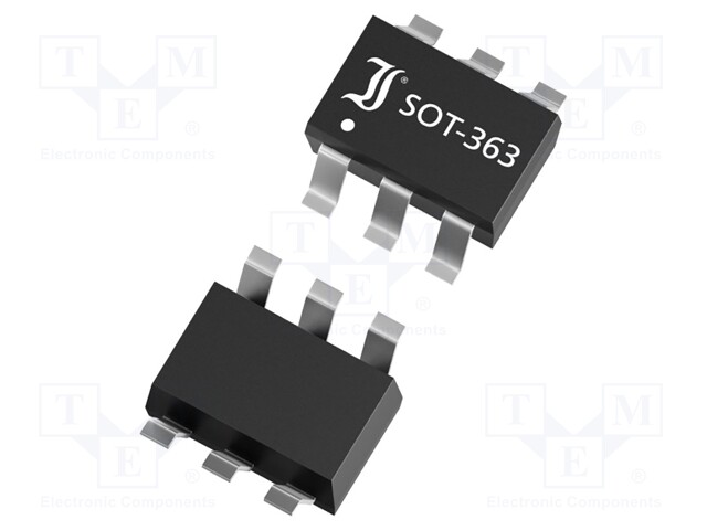 Transistor: N-MOSFET x2; unipolar; 60V; 350mA; 0.2W; SOT363