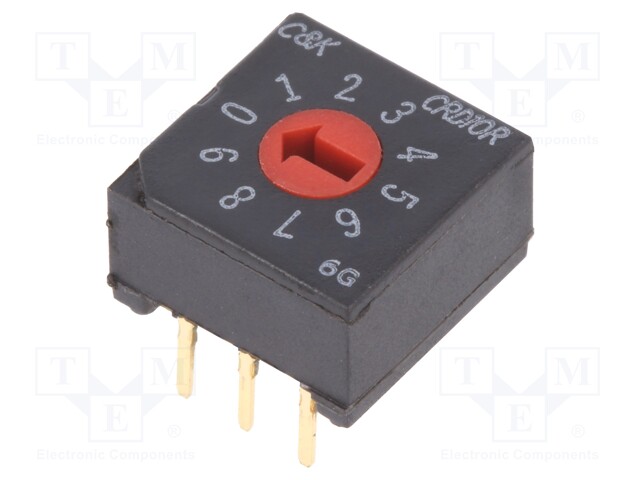 Encoding switch; Pos: 10; DC load @R: 0.01A/5VDC; 1000MΩ