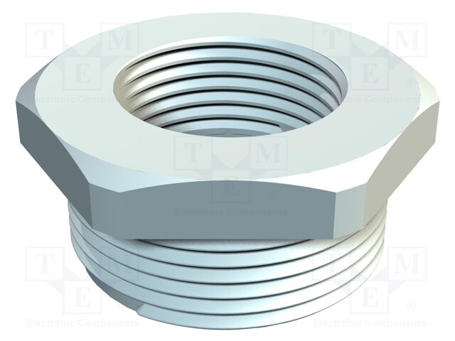 Reduction of threads for glands; Int.thread: PG29; polyamide