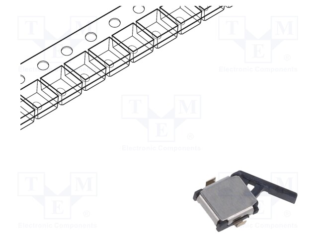 Microswitch SNAP ACTION; SPST-NC; 0.001A/5VDC; Rcont max: 3Ω