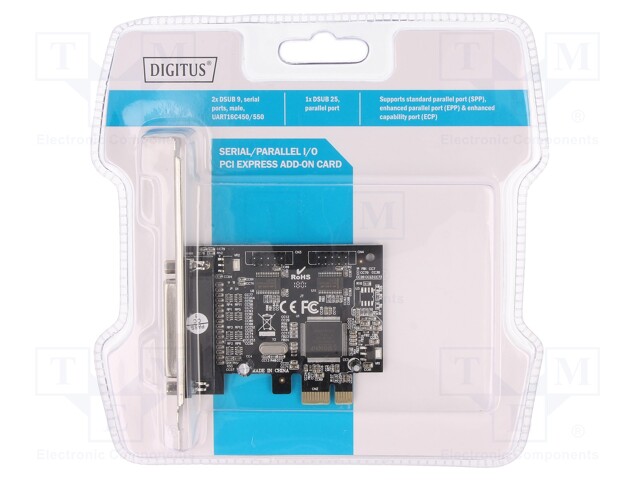 PC extension card: PCI-Express; 2.3Mbps; 0÷70°C