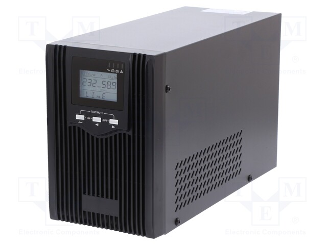 Power supply: UPS; 144x246.5x215mm; 1.8kW; 2kVA; 6.8kg; Ubatt: 48V