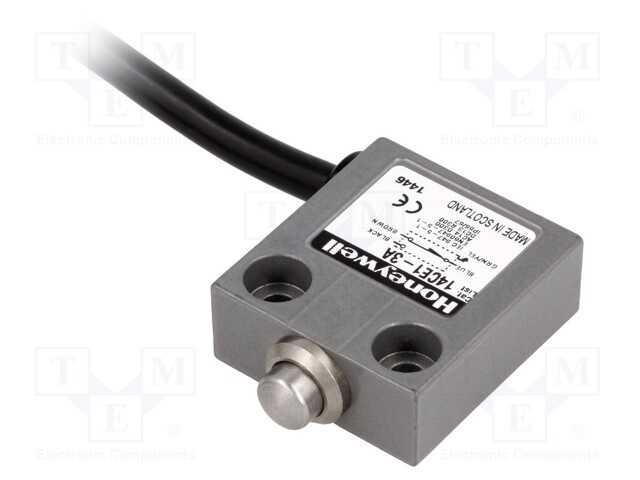Limit switch; pin plunger Ø10mm; SPDT; 5A; max.240VAC; max.28VDC