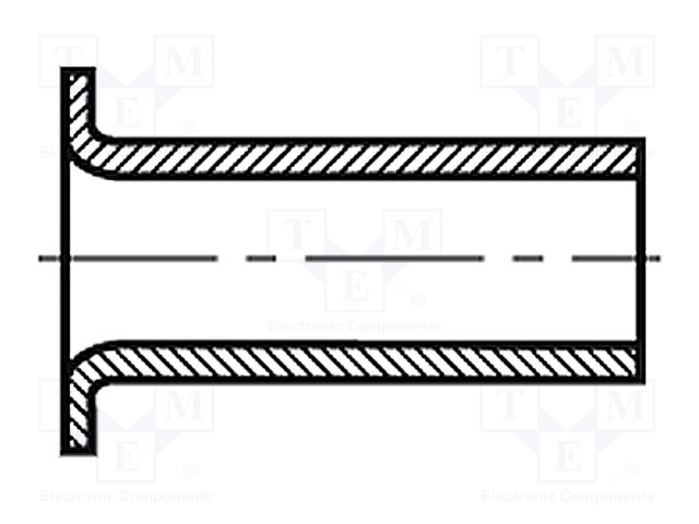 Rivet; brass; Rivet diam: 5mm; L.rivet: 8mm; BN: 572; DIN: 7340A