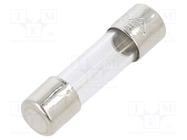 Fuse: fuse; time-lag; 80mA; 250VAC; cylindrical,glass; 5x20mm; 5ST