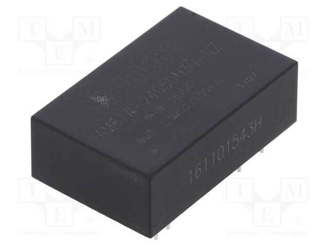 Converter: DC/DC; 6W; Uin: 9÷36V; Uout: 5VDC; Uout2: -5VDC; DIP24