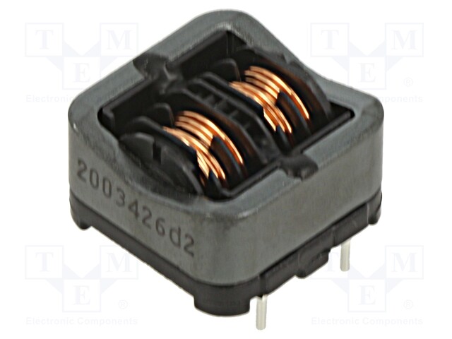 Inductor: wire; THT; 3.4mH; 2A; 70mΩ; -25÷120°C; 250VAC