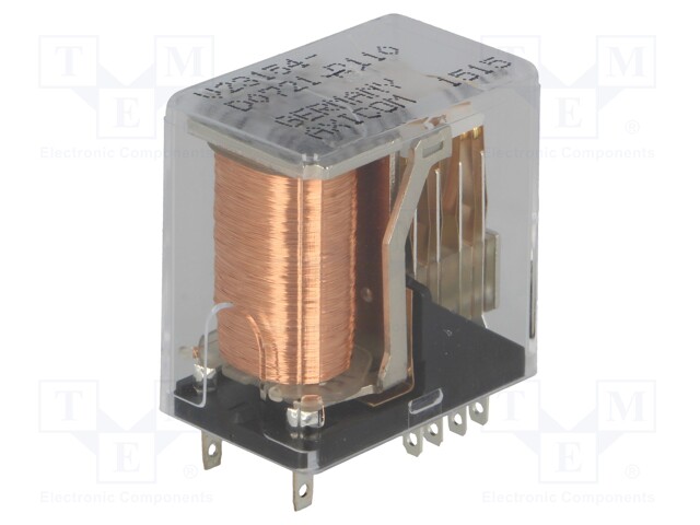 Relay: electromagnetic; 4PDT; Ucoil: 24VDC; 2A; miniature; 890Ω