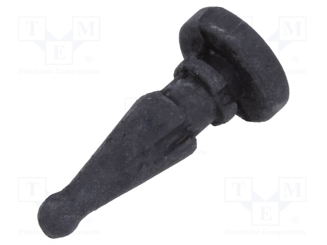 Fastener for fans and protections; Ømount.hole: 5mm; black