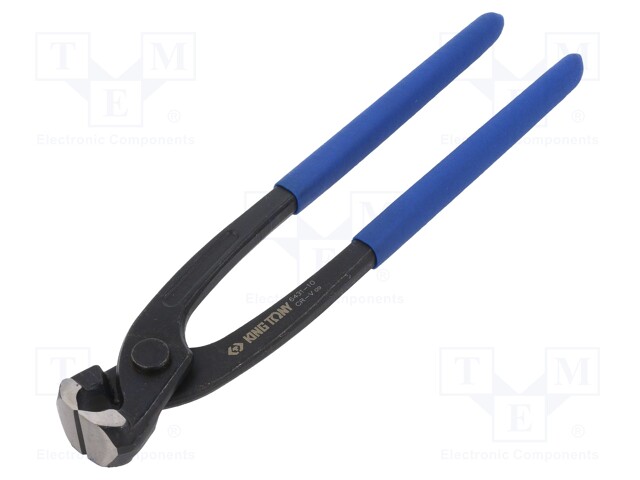 Pliers; end,cutting,elongated; PVC coated handles; 254mm