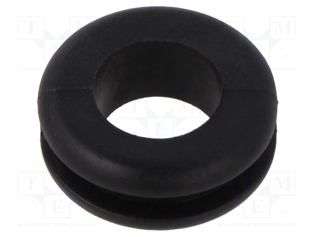 Grommet; black; UL94HB; TPR