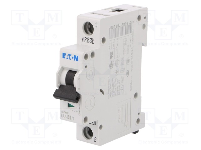 Circuit breaker; 230/400VAC; Inom: 1A; Poles: 1; DIN; Charact: B