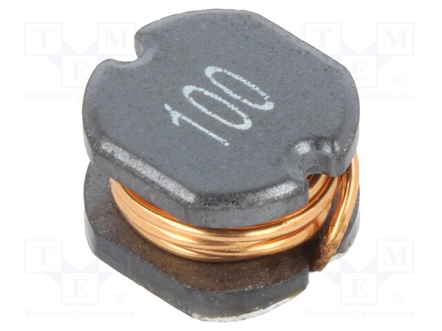 Inductor: wire; SMD; 10uH; 40mΩ; -40÷125°C; ±20%; 2.6A; 7x7.8x5mm