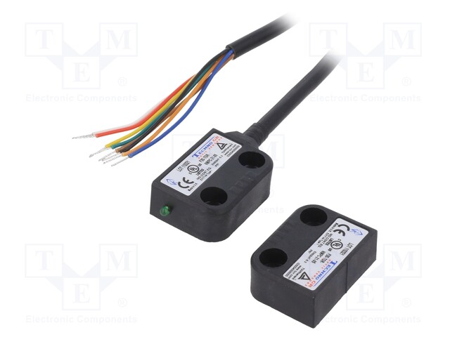 Safety switch: magnetic; NC x2 + NO; IP69K; plastic; 0.2A