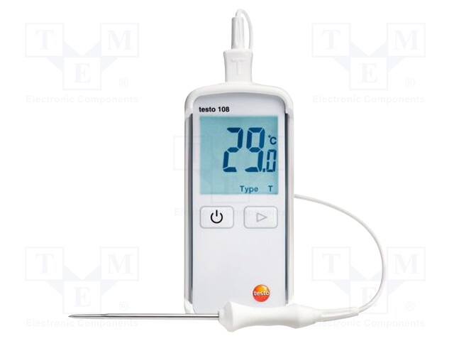 Temperature meter; LCD; -50÷300°C; IP67; Unit: °C