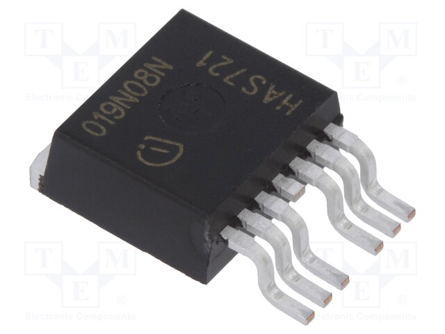 Transistor: N-MOSFET; unipolar; 80V; 180A; 300W; PG-TO263-7