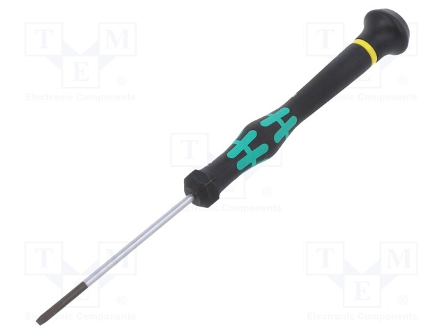 Screwdriver; slot; precision; 2,0x0,4mm; Blade length: 60mm