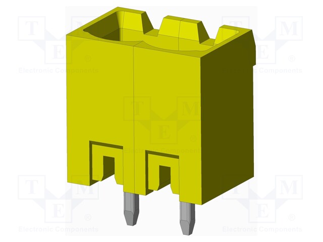 Connector: pluggable terminal block; socket; male; on PCBs