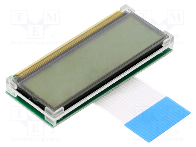 Display: LCD; alphanumeric; FSTN Positive; 16x2; 49x20.5x5.6mm