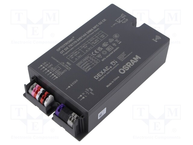 Power supply: switched-mode; LED; 75W; 35÷150VDC; 150÷1050A; IP20