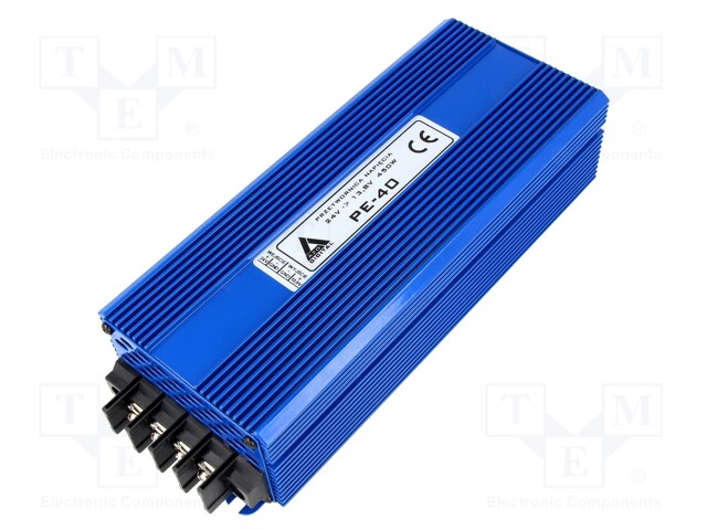 Power supply: step-down converter; Uout max: 13.8VDC; 36A; 85%