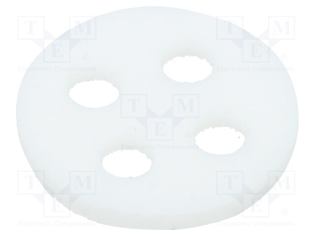 L: 0.9mm; Øout: 5.1mm; white; LED; LED access: spacer sleeve