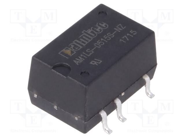 Converter: DC/DC; 1W; Uin: 4.5÷5.5V; 15VDC; Iout: 67mA; SMD; 1.5g