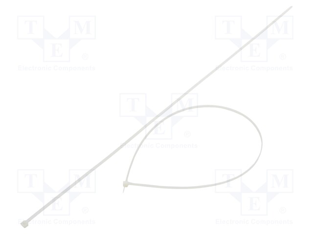 Cable tie; L: 650mm; W: 4.8mm; polyamide; 222N; natural; Ømax: 195mm