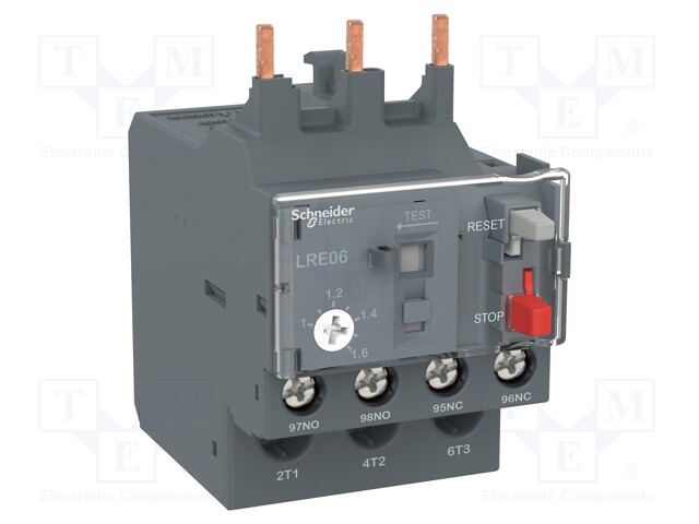 Thermal relay; Series: EasyPact TVS; Auxiliary contacts: NC + NO