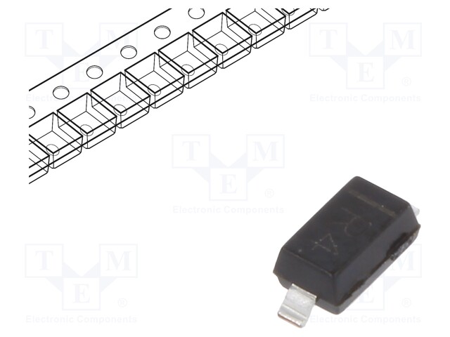 Diode: Schottky rectifying; SMD; 40V; 0.5A; Ufmax: 0.55V; SOD123