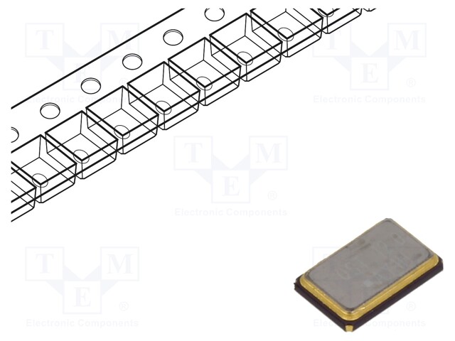 Resonator: quartz; 12MHz; 18pF; SMD; 5x3.2x0.9mm; 30%