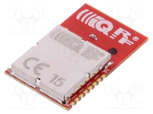 Module: RF; GFSK; 868MHz; ADC,GPIO,PWM,SPI; -104dBm; Mounting: SMD